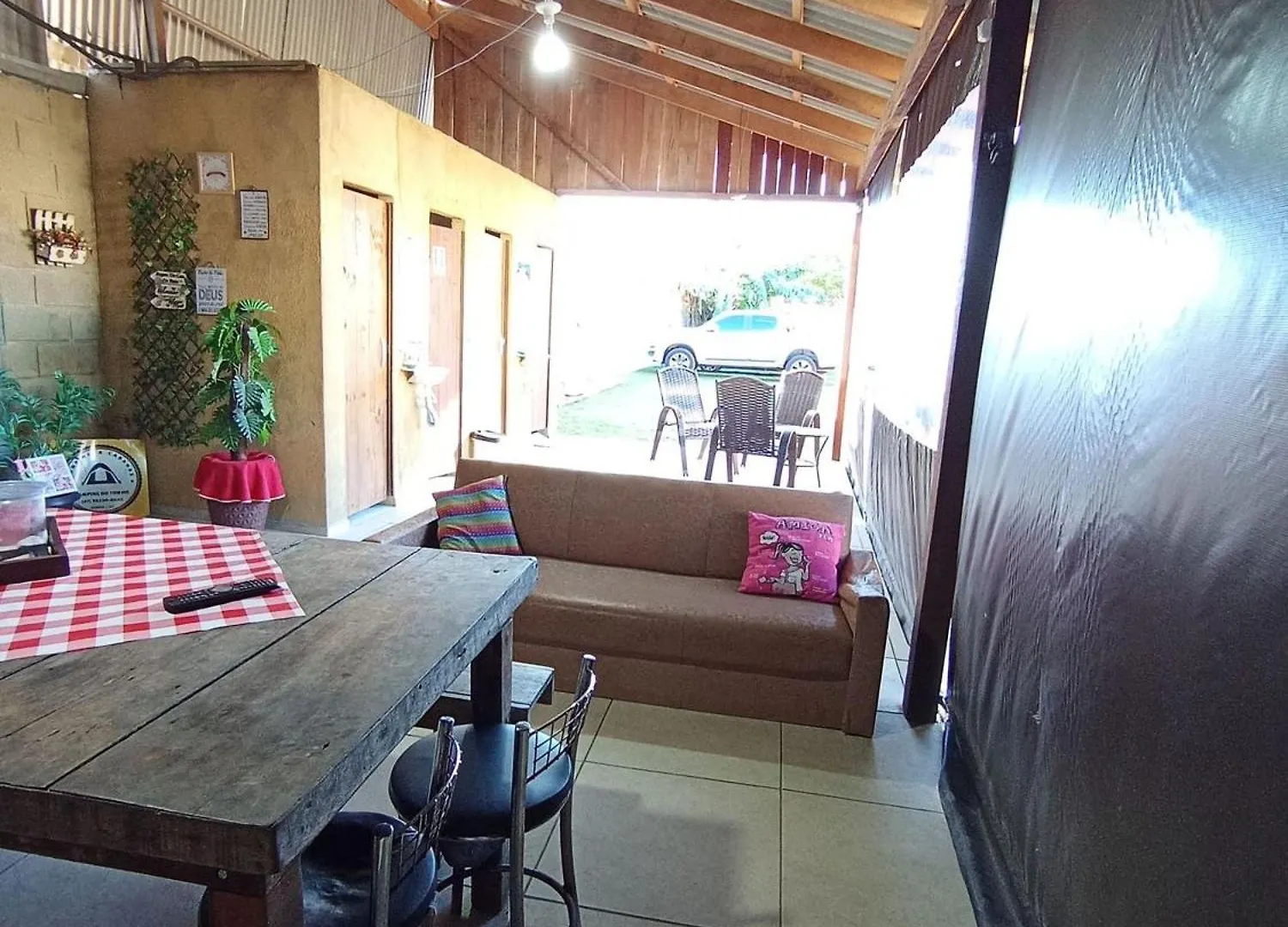 Nyaraló Cabana Com Ar Condicionado E Area De Cozinha E Banheiro Compartilhado A 10 Minutos Do Parque Beto Carrero Penha